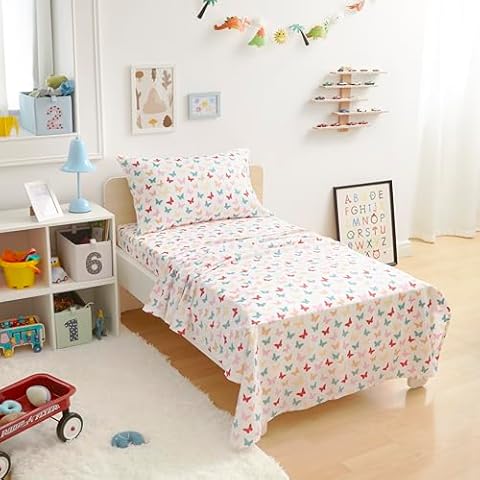 Amazon Basics Toddler Microfiber Sheet Set Cover