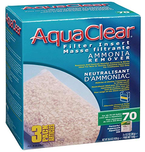 Image of AquaClear 70-Gallon Ammonia Remover, 3-Pack 36.6oz