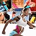 Kinesiology Tape Pro Athletic Sports Waterproof Breathable Latex Free Tape for Ankle Wrists Knees Elastic Running Tennis Swimming Football Sports Activities Tapes (3 Pack, MIX02)