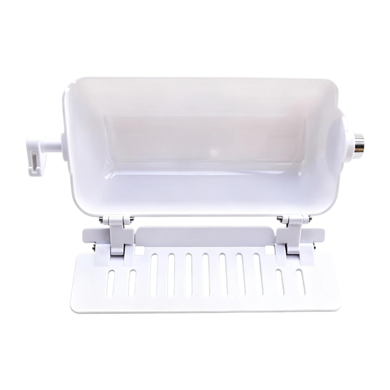 Repuesto para Fabricador de Hielo Bandeja Giratoria Cubitera Cesta Depósito Almacenamiento Recambio PP Resistente Al Frío con Compuerta Compa