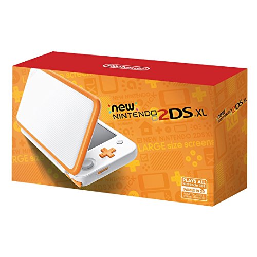 Image of Nintendo 2DS XL Game Console - White + Orange - Nintendo 2DS