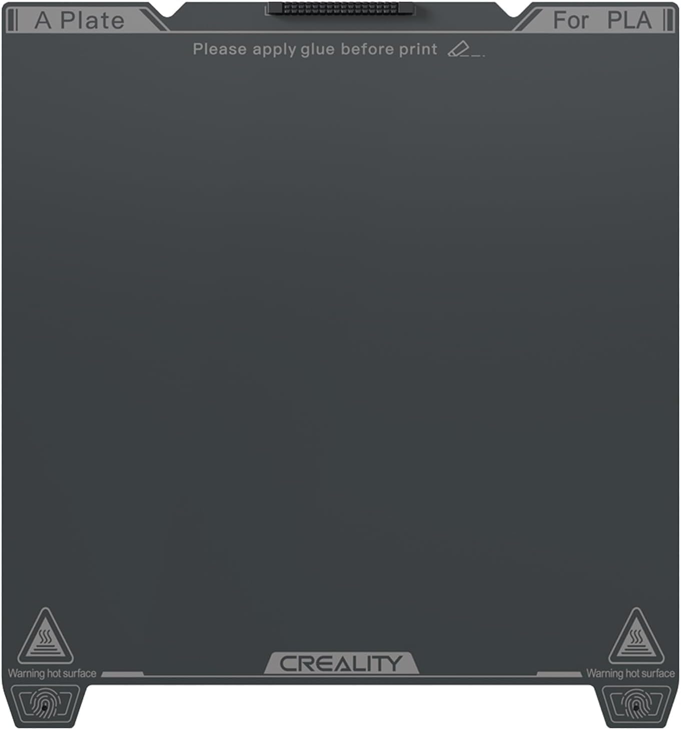 3IDEA CR K1C Smooth PEI Build Plate Without Soft Magnetic Sticker, 3D Printer Smooth PEI Print Bed Platform for K1C, K1, Ender3 V3/KE/SE, Ender 3 S1/Pro, Ender 5 S1 3D Printer 235 * 235mm