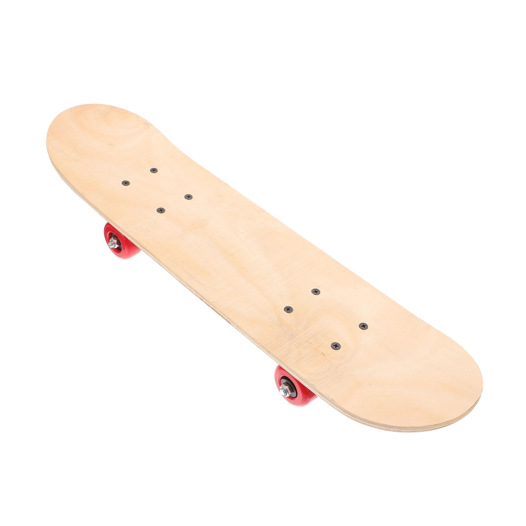 Hemobllo Planche de Skateboard Graffiti DIY en Bois Marron, Deck à Peindre | Format Garçon et Filles et Adulte, Design Vierge Facile à Colorer, Idée Présent de Noël