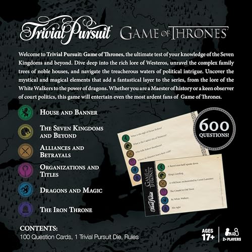 Trivial Pursuit: Game of Thrones Quick Play Edition miniatura 5