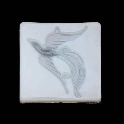 3D Phoenix Shape Silicone Mold Chocolate Fondant Mold for Cake Decorating,3D Phoenix Epoxy Resin Casting Mold Polymer Clay Molds