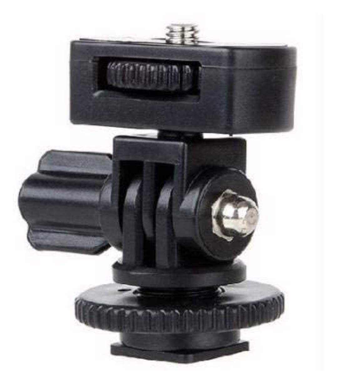 Universal Adjustable Cold Hot Shoe Mount Adapter with 1/4" Screw for LED Light Video Monitor Indoor Outdoor Photo Video Studio Shooting Purpose-image-16