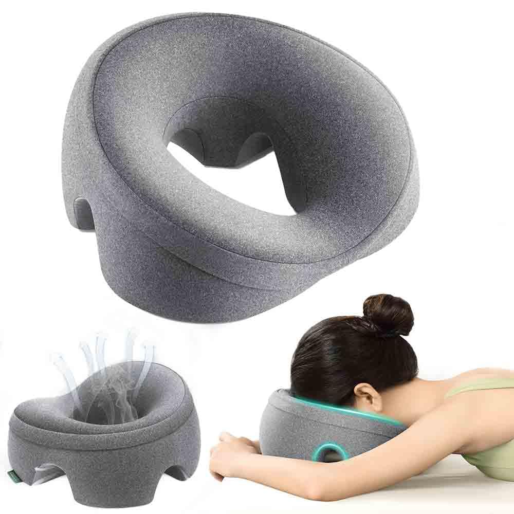 Prone Massage Pillow for Facial Support Prone Pillow for Eye Surgery Detachable Cover Facial Ventilation Hole Design Face
