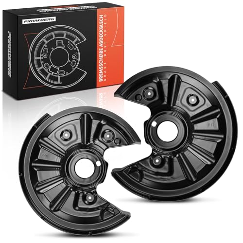 Frankberg 2x Spritzblech Bremsscheibe Hinterachse Kompatibel mit Golf VII 5G1 BE1 BE2 BQ1 2.0L 2013-2020 Golf VII Variant BA5 BV5 2.0L 2015-2019 Replace# 5Q0615612T