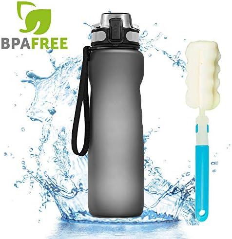 VIDEN 32oz Water Bottle-Sports Water Bottle,with Filter and Cleaning Brush, Non-Toxic,Leak Proof,BPA & BPS Free Tritan Plastic,Water Bottles for Bike, Sport,Gym,Hiking