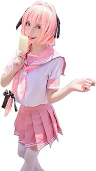 FGO アストルフォ　コスプレ衣装ウィッグ靴　トゥリファス Amazon | [LAOMI] アストルフォ 私服Ver 風 コスプレ衣装