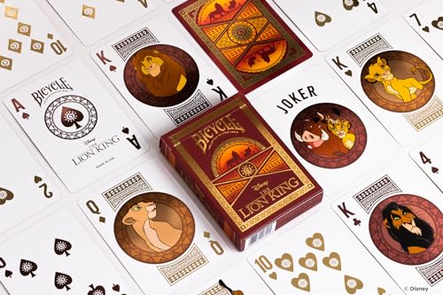 Image of Bicycle The Lion King Inspired Playing Cards, 1 Deck