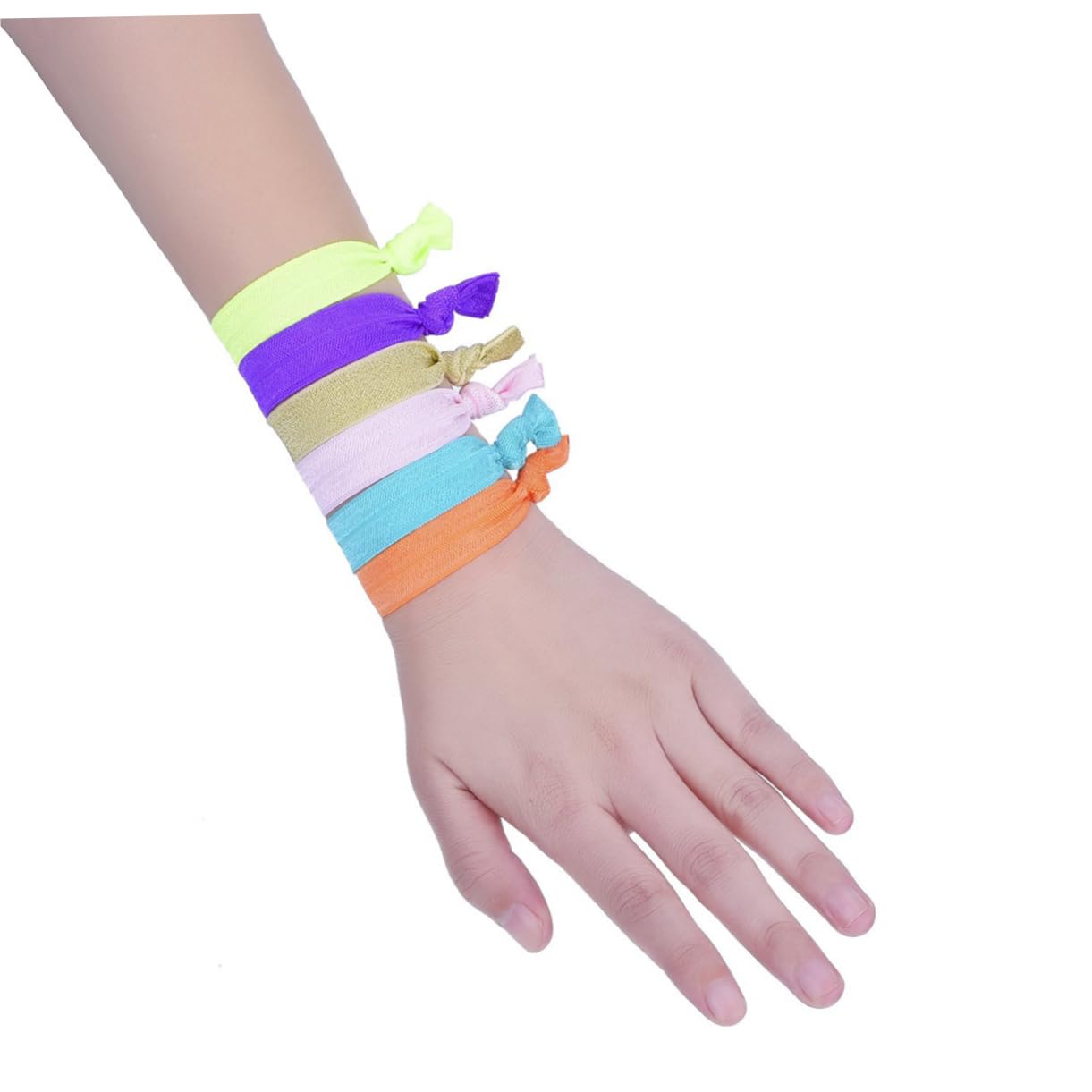 FRCOLOR 300piezas Coleteros Elásticos De Para Mujer y Niñas Accesorios De Pelo Bandas De Goma Para Coletas Aleatorios