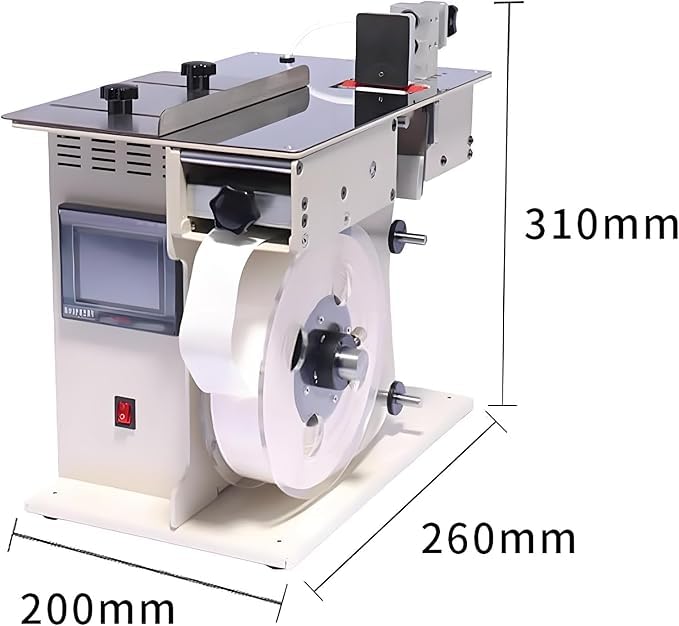Etichettatrice angolare automatica, 2 in 1 con etichette staccabili, velocità/lunghezza regolabili, controllo touch screen per un'applicazione efficiente dell'etichetta