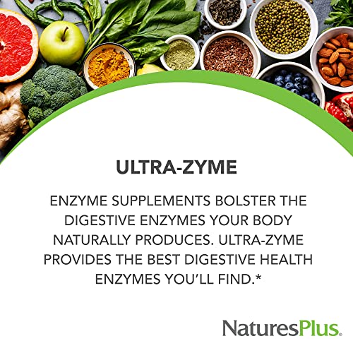 Naturesplus Ultra-Zyme - 90 Tablets - Enzyme Supplement To Support Healthy Digestion - Gluten Free - 45 Servings #TOP2
