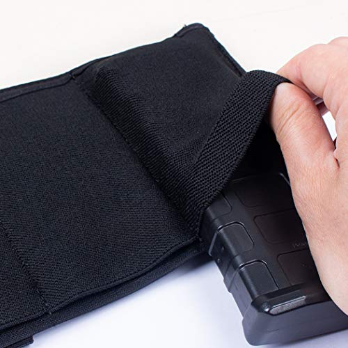 Idogear Triple Mag Pouch Molle Magazine Pouches Open-Top For M4/M16/Ar/Ak Rifle Magazines 500D Nylon (Black) #TOP4