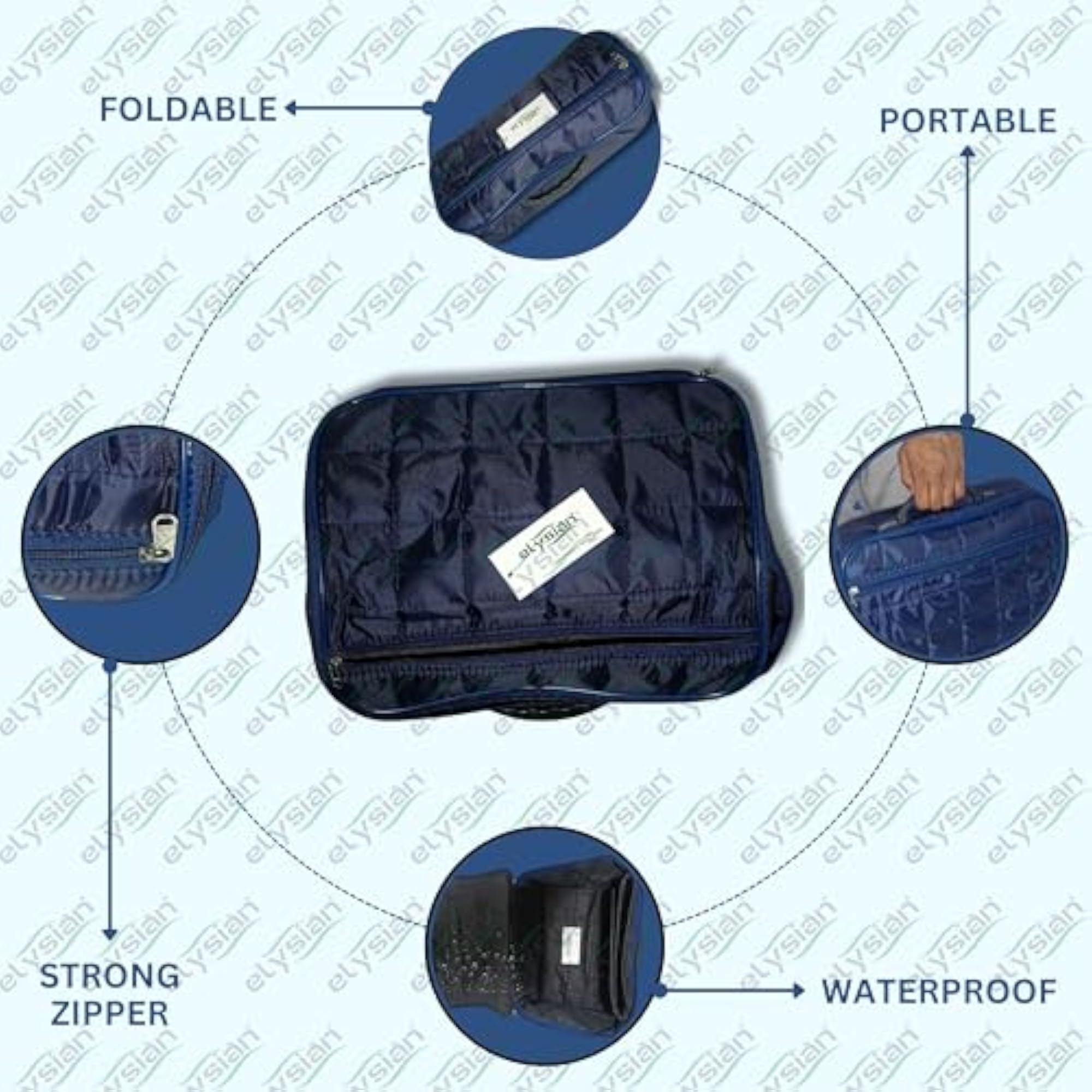 Portable Synthetic Mini Folding Bag for Travel