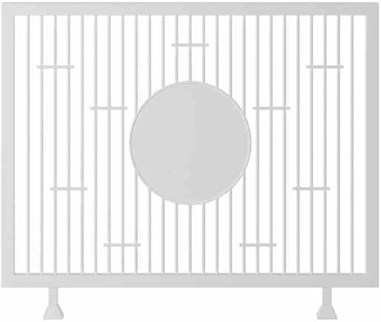 Panneau de confidentialité bureau restaurant séparateur de zone à manger blanc 100x120cm