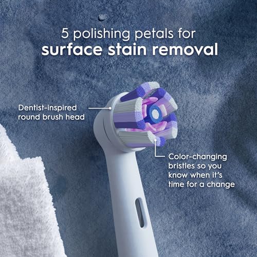 Image of Oral-B iO Series Ultimate Clean Electric Toothbrush Replacement Brush Heads for an Oral-B Electric Toothbrush, 4 Count, White