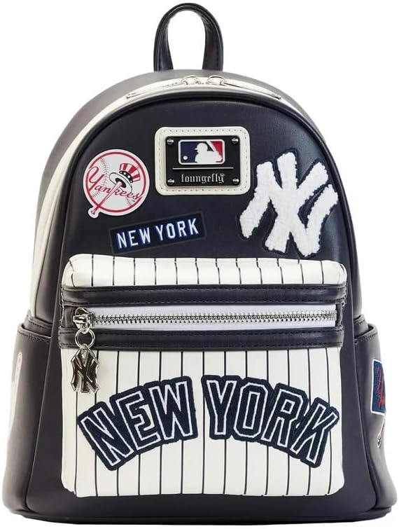 Loungefly For NY Yankees Patches Mini Backpack