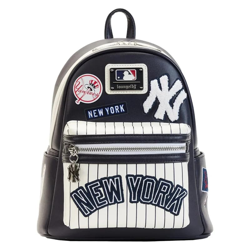 Loungefly For NY Yankees Patches Mini Backpack