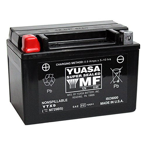 Yuasa YUAM729BS YTX9 Battery