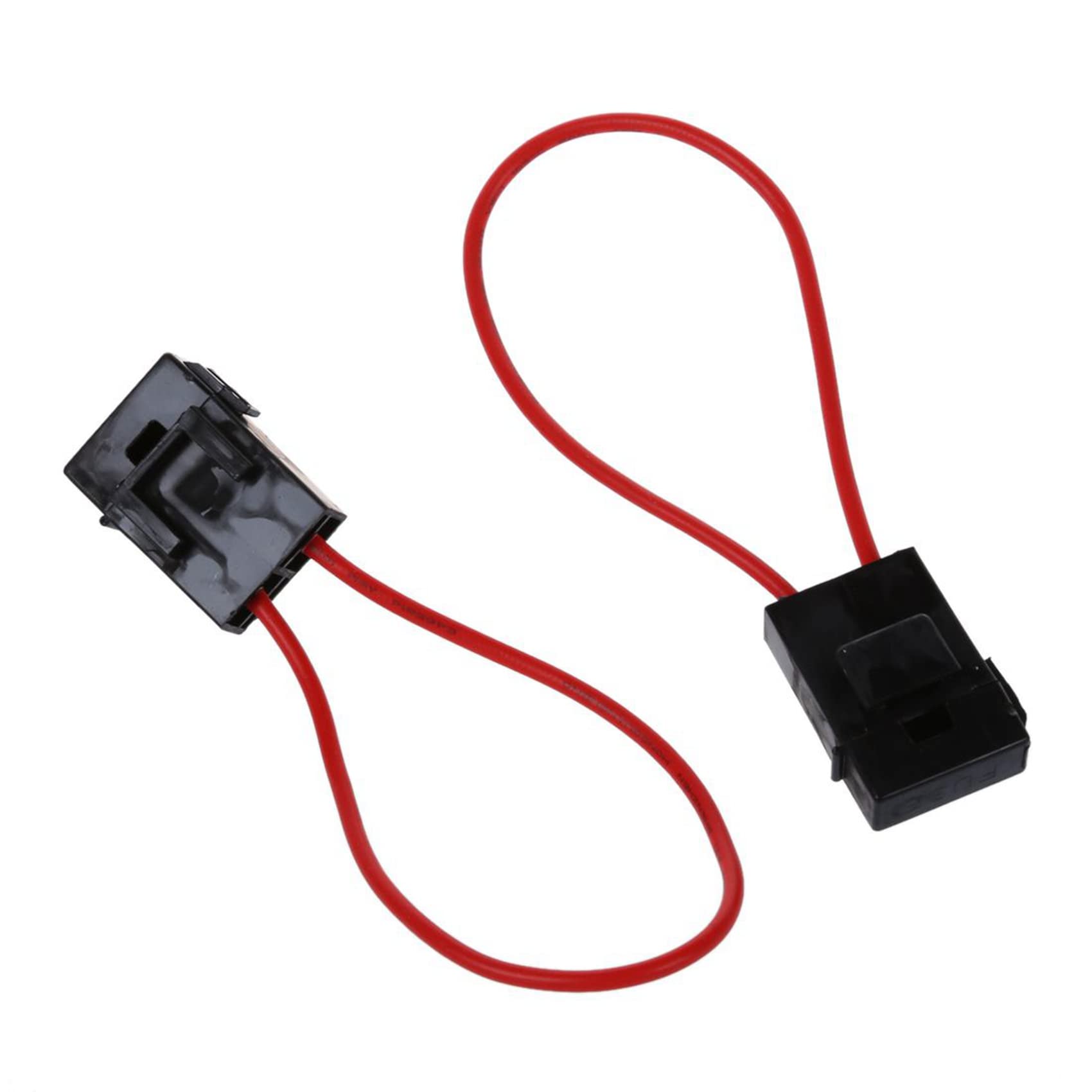 Lot de 60 porte-fusibles 30 A pour voiture - Noir et rouge