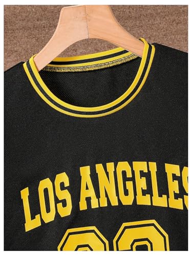 Floerns Boy's 2 Piece Outfit Number Print Sleeveless Tank Top and Shorts Set3