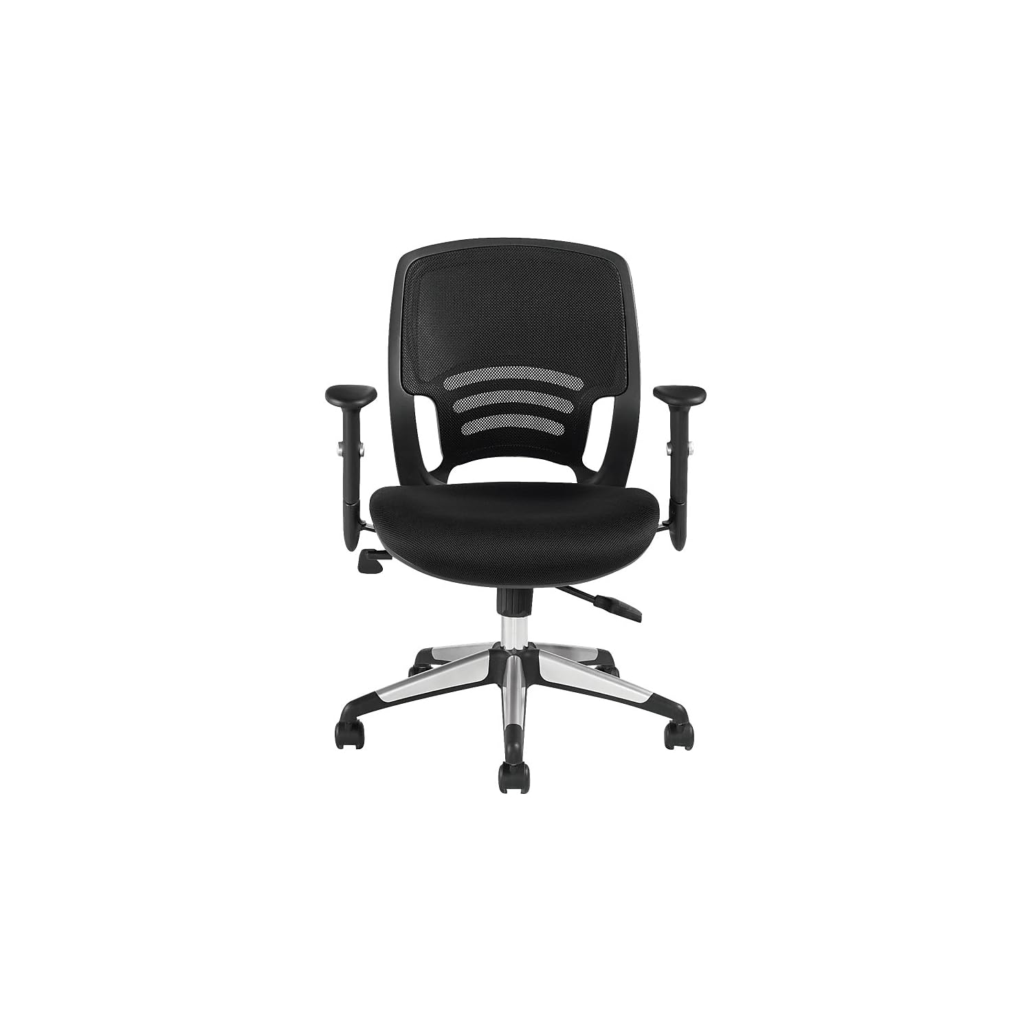 Offices To Go Fabric Manager Chair, Mesh Black (OTG11686B)