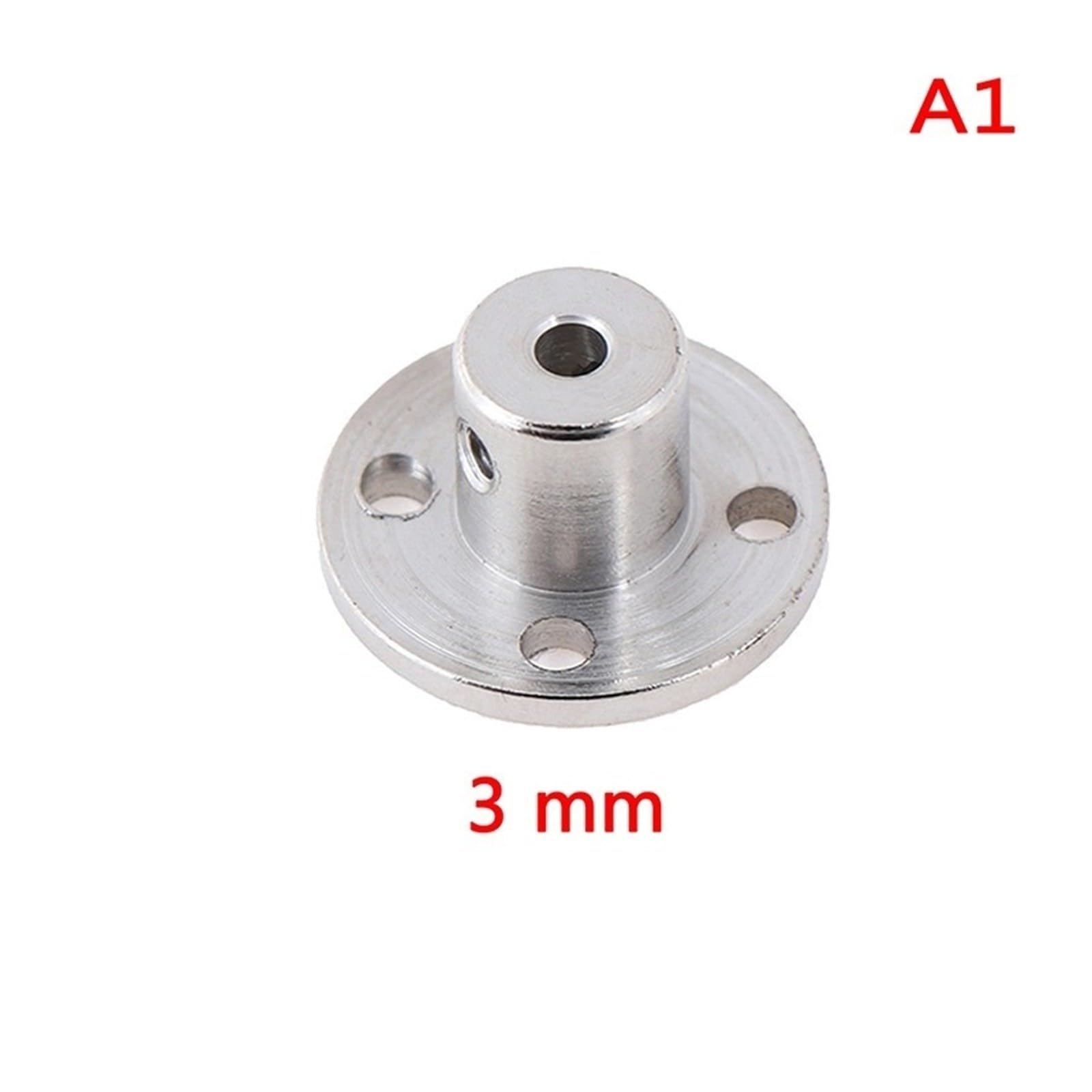 Rigid Flange Coupling 3-12mm Motor Guide Shaft Coupler for CNC DIY(3mm)