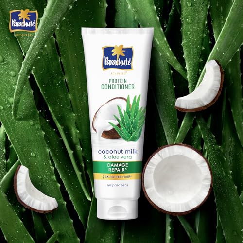 Image of Parachute Advansed Protein Conditioner | with Coconut Milk & Aloe Vera | For Damage Repair | Paraben free | 170ml