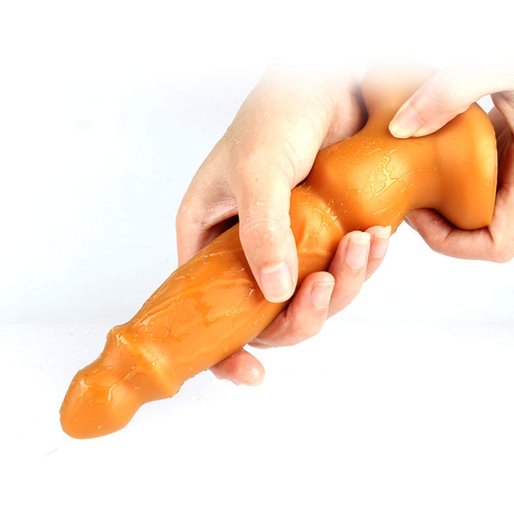 SXOVO Dildo Anale in Silicone Plug Analesex per Stimolazione del punto G e Massaggio Prostatico Dildo Grande con Potente Ventosa Sex Toy per Uomo Donna(S)