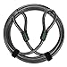 DAOSEC 15 ft. Heavy Duty Braided Galvanized Steel Bicycle Cable with Loop End - Anti-Theft Security Cable, 1/2 inch (12 mm) - Steel Cable for Protecting Equipment, Patio Furniture, and Bike Locks