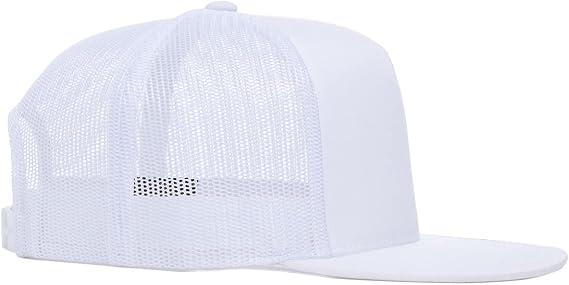 Flexfit Adjustable Snapback Classic Trucker Hat 6006 (White) XX-Large Overall XXL Structured fit