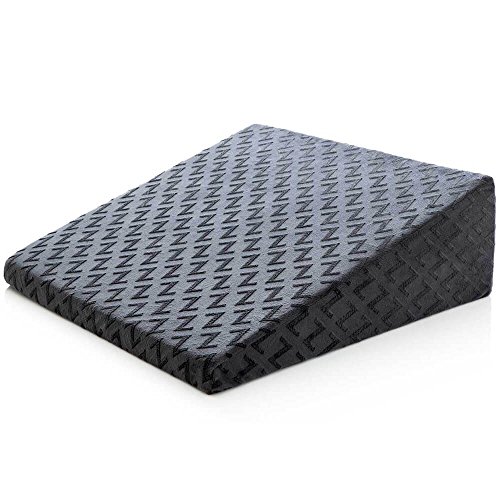 Malouf Wedge Pillow with Removable Rayon from Bamboo Velour Cover