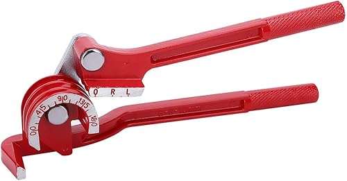 Dobladora de tubos, 180 grados de 3 ranuras de cobre manual, herramienta de codo de flexión manual multifunción, aleación de aluminio, para