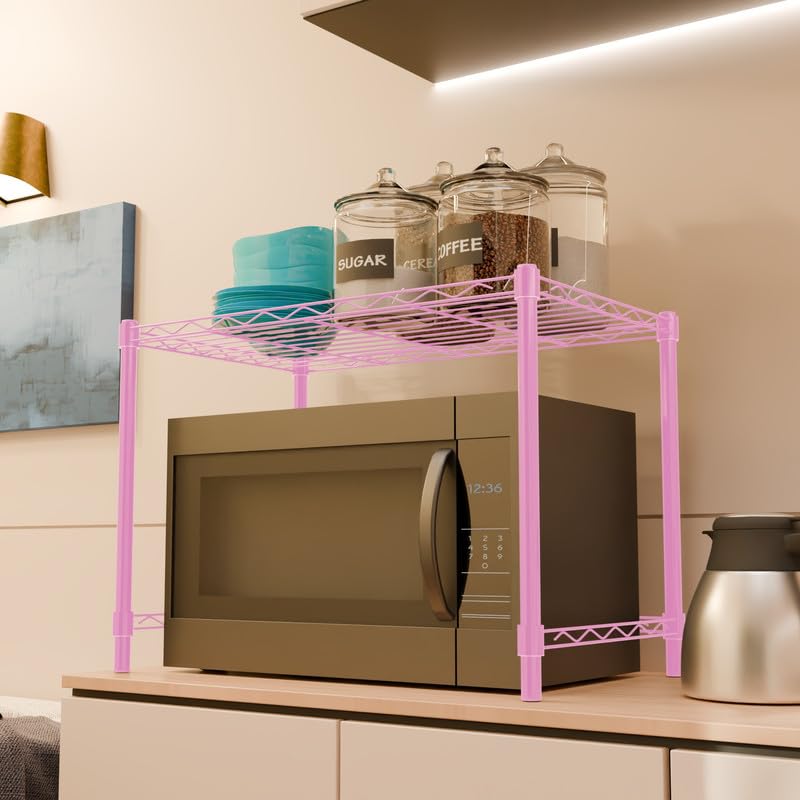 Image of 1-Shelve Heavy Duty Steel Storage Rack | Multipurpose Shelving Unit for Kitchen, Home & Utility