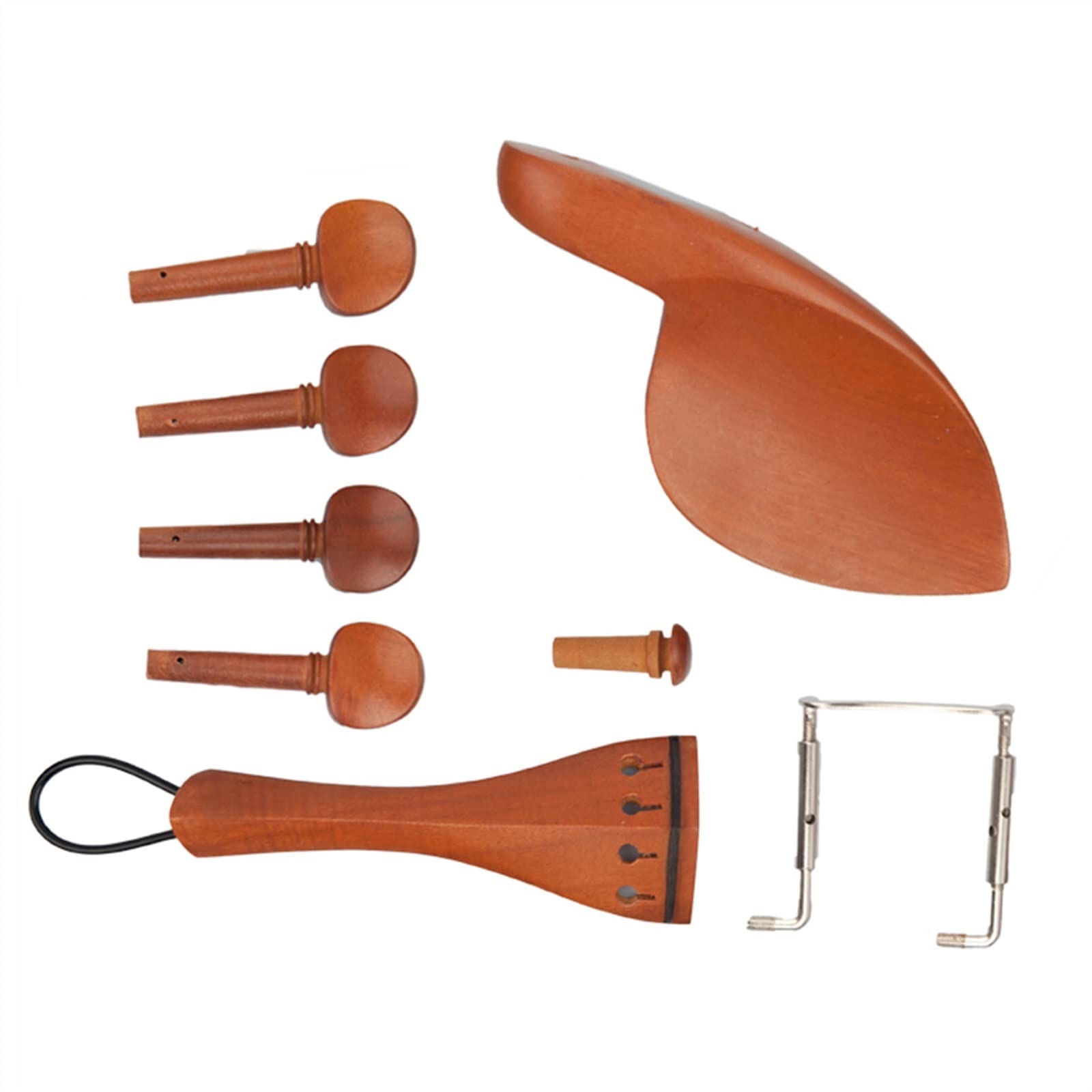 Podbródek Do Skrzypiec Z Drewna Jujube Do Podbródka Do Skrzypiec 4/4 Podbródek Drewno Jujube Z Stroik Tailpiece Akcesoria Do Skrzypiec Akcesoria do Skrzypiec Profesjonalne