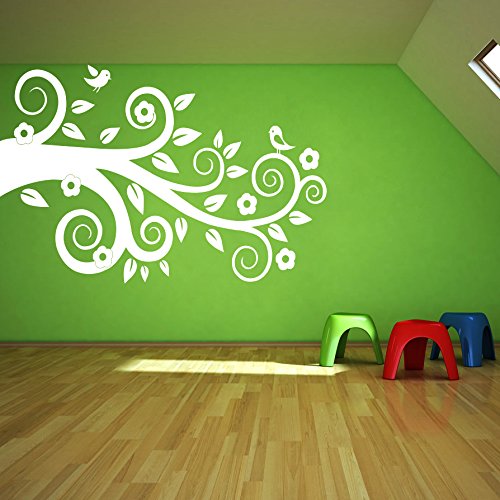 Buy Sky Solution Decals Design Wall Sticker Birds on Tree Wall Sticker