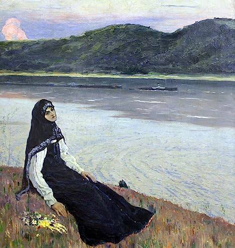 Tableaux Graffiti Art Mural par Mikhail Vasilievich Nesterov Poster 60x90cm