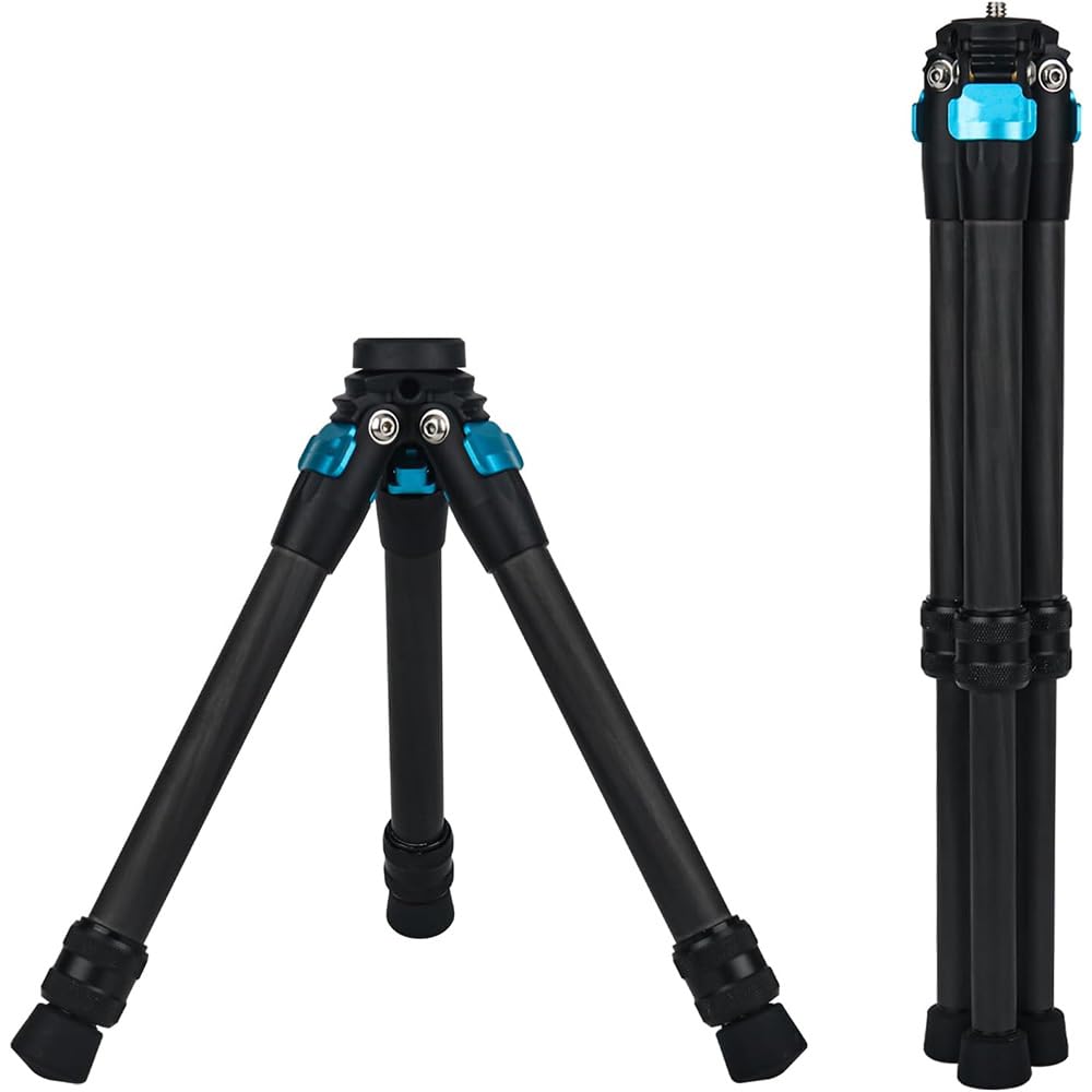 New Mini Carbon Fiber Tripod for insta360 Insta 360 ONE X3 X2 X for Gopro Hero 11 10 9 and Other Sport Camera Accessories (Blue)