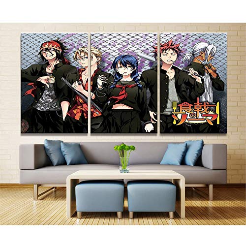 Décoration de la maison : tableau animation en toile 3 pièces pour habiller un salon