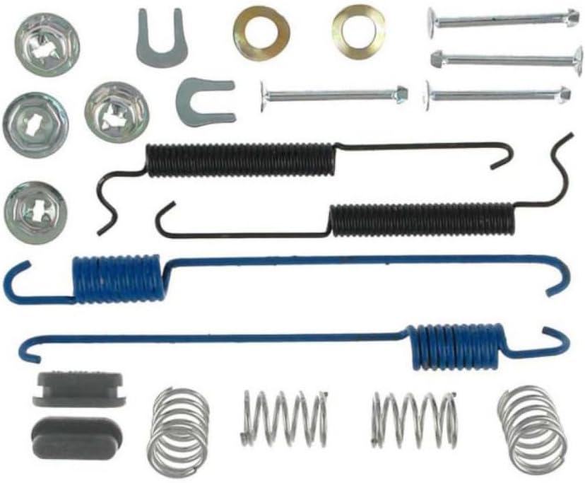 KarParts360 For Chevy Equinox 2005 2006 Brake Shoe Hold-down Spring Kit Rear | Colored Springs | Gold Classification