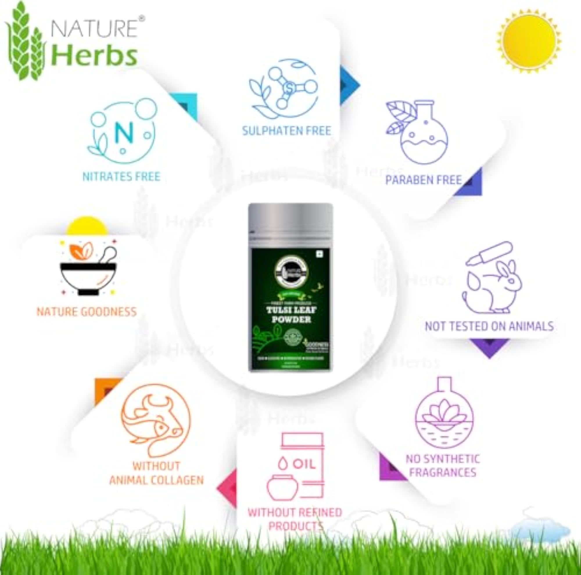 Nature Herbs Pure Leaf Powder, 800 Grams