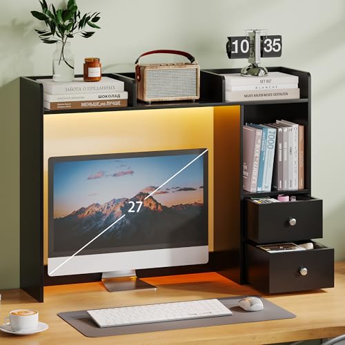 ChooChoo LED Desktop Organizer Shelf
