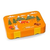 schmatzfatz Fiambrera Infantil con Compartimentos, Tupper Niños Colegio, Taper Infantil de Colores, Loncheras para Niños con Secciones sin BPA y a Prueba de Fugas, Apta para Lavavajillas