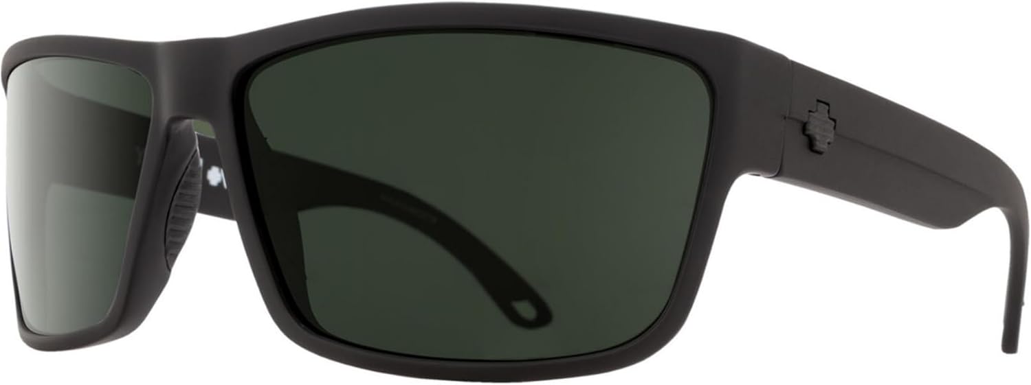 Spy Rocky 62MM Cylindrical Shield Sunglasses for Men +BUNDLE with ACCESSORY EYEWEAR KIT