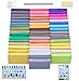 Produktbild Polymer Clay Modelliermasse, 50 Farben, 27 Modelle Kreationen Bücher und Acryl Tube Roller, Ofen backen Weiche DIY Lehm Moulding Craft, Safe und ungiftig Modellierung Set und Werkzeuge