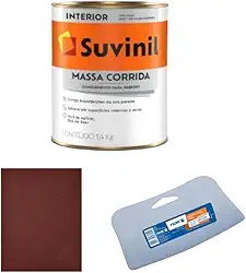 Kit Massa Corrida 1,4Kg + 1Lixa + 1 Aplicador