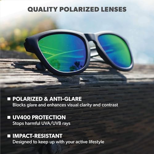 Image of Knockaround Square Polarized Sunglasses for Men & Women - UV400 Protection