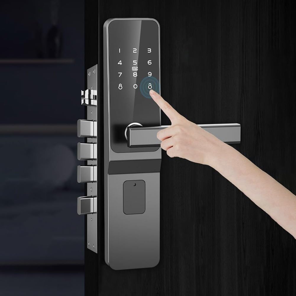 Smart Door Lock, Compatible Electronic Door Lock, for TTlock Password Lock with App Control (Electronic Model)